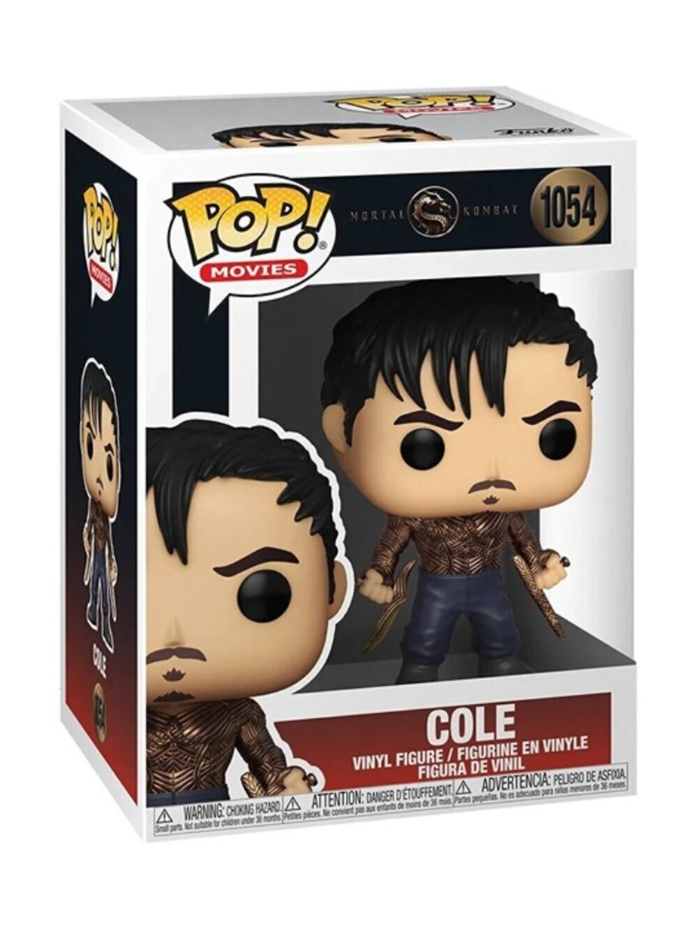 Funko Pop! Games – Mortal Kombat – Cole #1054 Vinyl Figure – New in Box